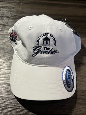 NWT Ahead Performance Adjustable Hat The Greenbrier West Virginia White